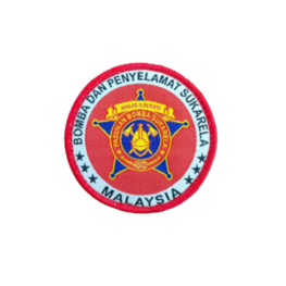 BOMBA SUKARELA BADGE WOVEN RED
